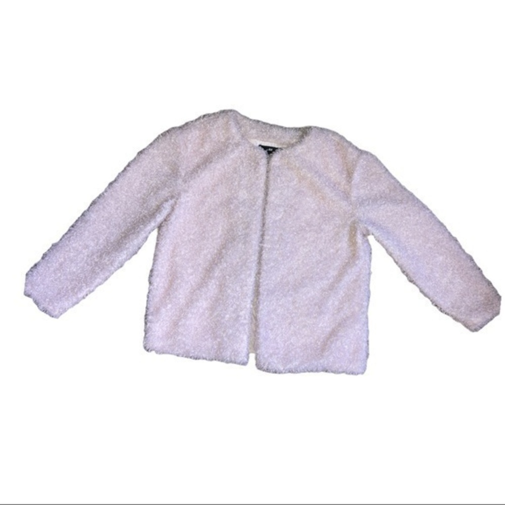 H&M size 12 pastel pink jacket adorable fluffy